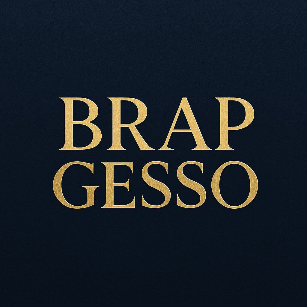Logotipo oficial da Brap Gesso - Especialistas em Drywall e Gesso em Sinop